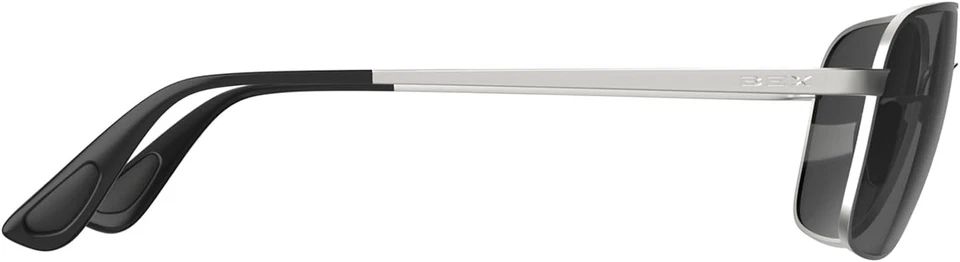ÓCULOS DE SOL BEX® MACH FULL METAL ARMAÇÃO LIFESTYLE prata fosca/cinza  - Imagem 4 de 4
