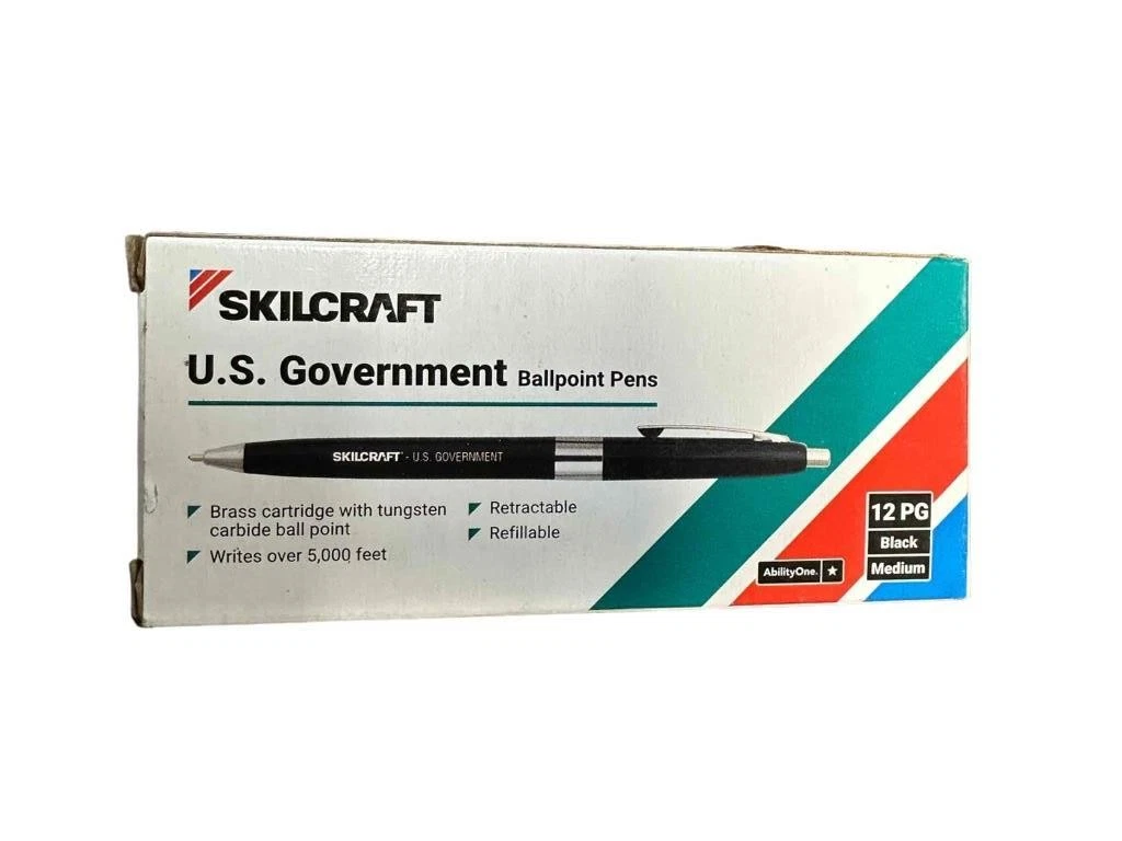 5 SkilCraft U.S. Government Retractable Ballpoint Pen REFILLS Medium Point+PEN 5 SkilCraft U.S. Government Retractable Ballpoint Pen REFILLS Medium Point+PEN
