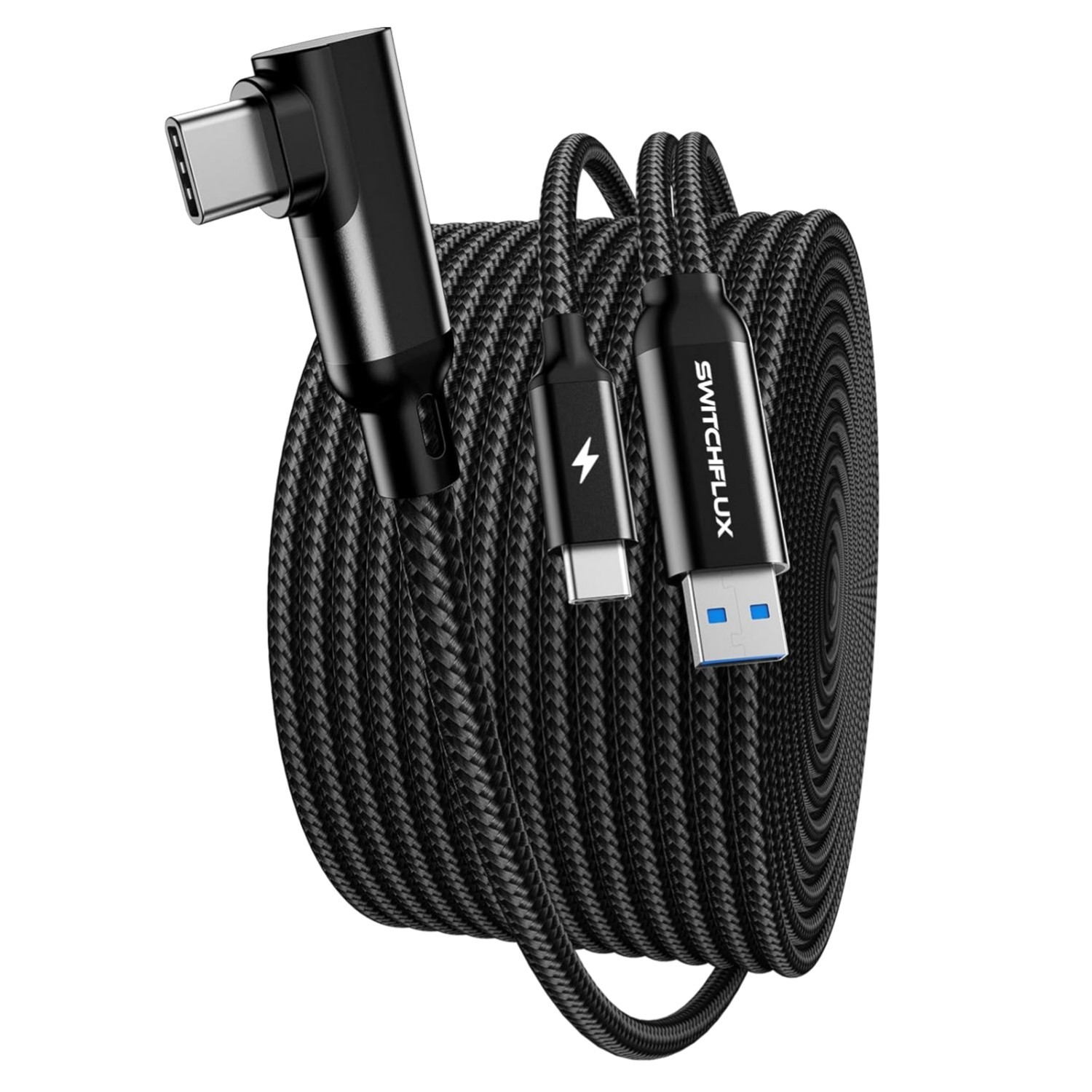 16FT VR Charging Link Cable  USB 3.0 High Speed Data & Charge for Meta Quest