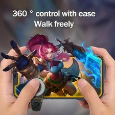 360° Universal Mobile Games External FPS Controller Accessory for Android/iOS