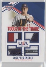 2018 Panini USA Baseball Stars & Stripes Prime 20/25 Joseph Menefee #35 0a7
