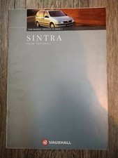 VAUXHALL SINTRA 2.2i CD 3.0i V6 CDX 7 Seat People Carrier Brochure 1998
