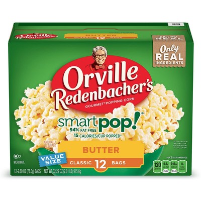 Orville Redenbacher's SmartPop! Butter Microwave Popcorn, 2.69 Ounce Classic... 