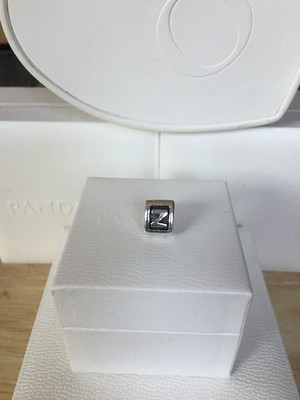 Authentic Pandora Letter Z Sterling Silver Initial Charm #790323