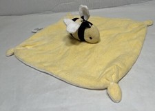 Burts Bees Lovey Bumble Bee Baby Security Blanket Yellow Lovey Organic Cotton