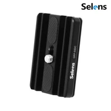 Selens Aluminum Tether Lock QR Quick Release Plate Camera Cable Clamp Adapter