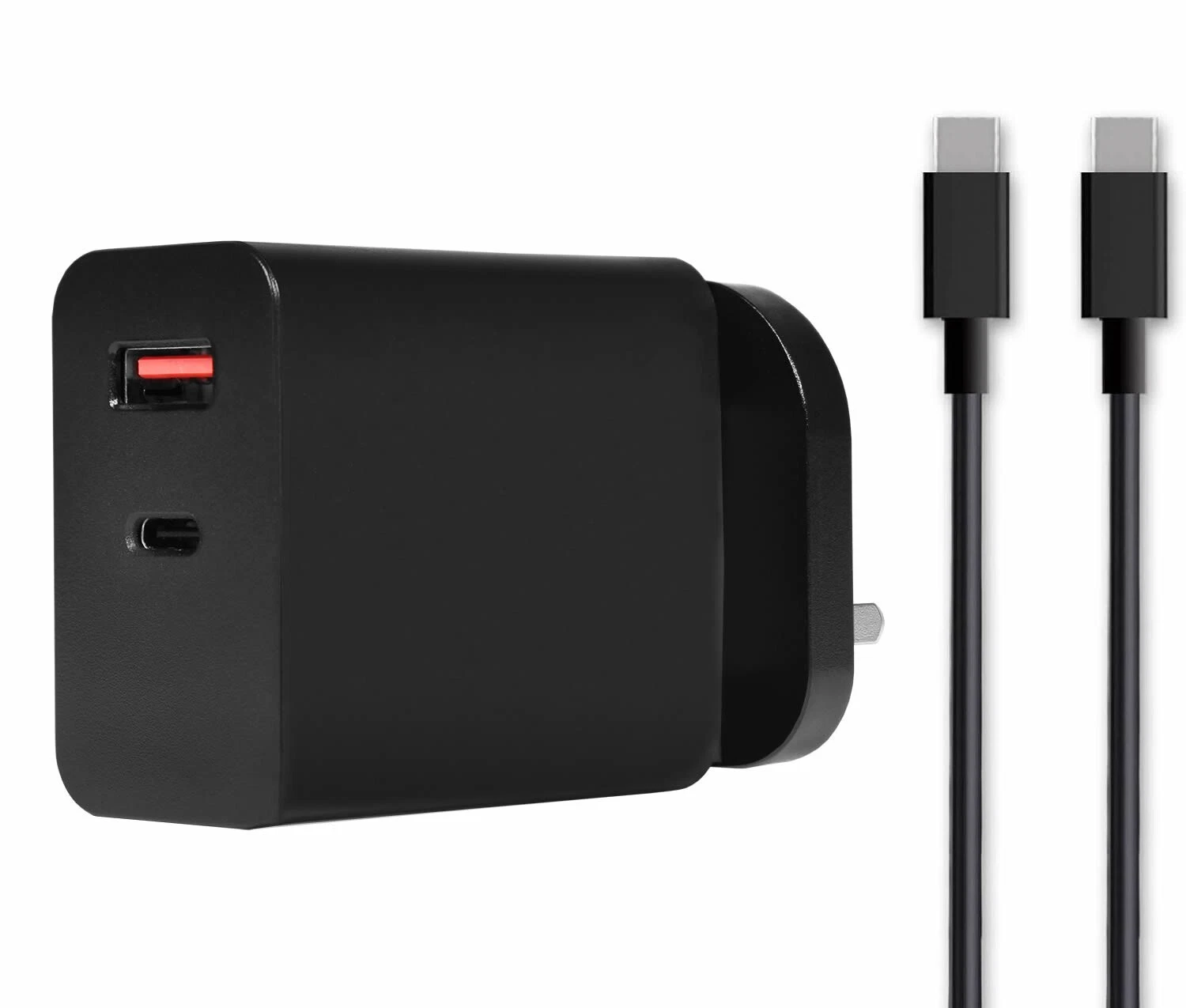 GaN 65W USB-C and USB Fast Quick Charger 1.7m USB C To USB C PD Cable Included - Picture 1 of 3