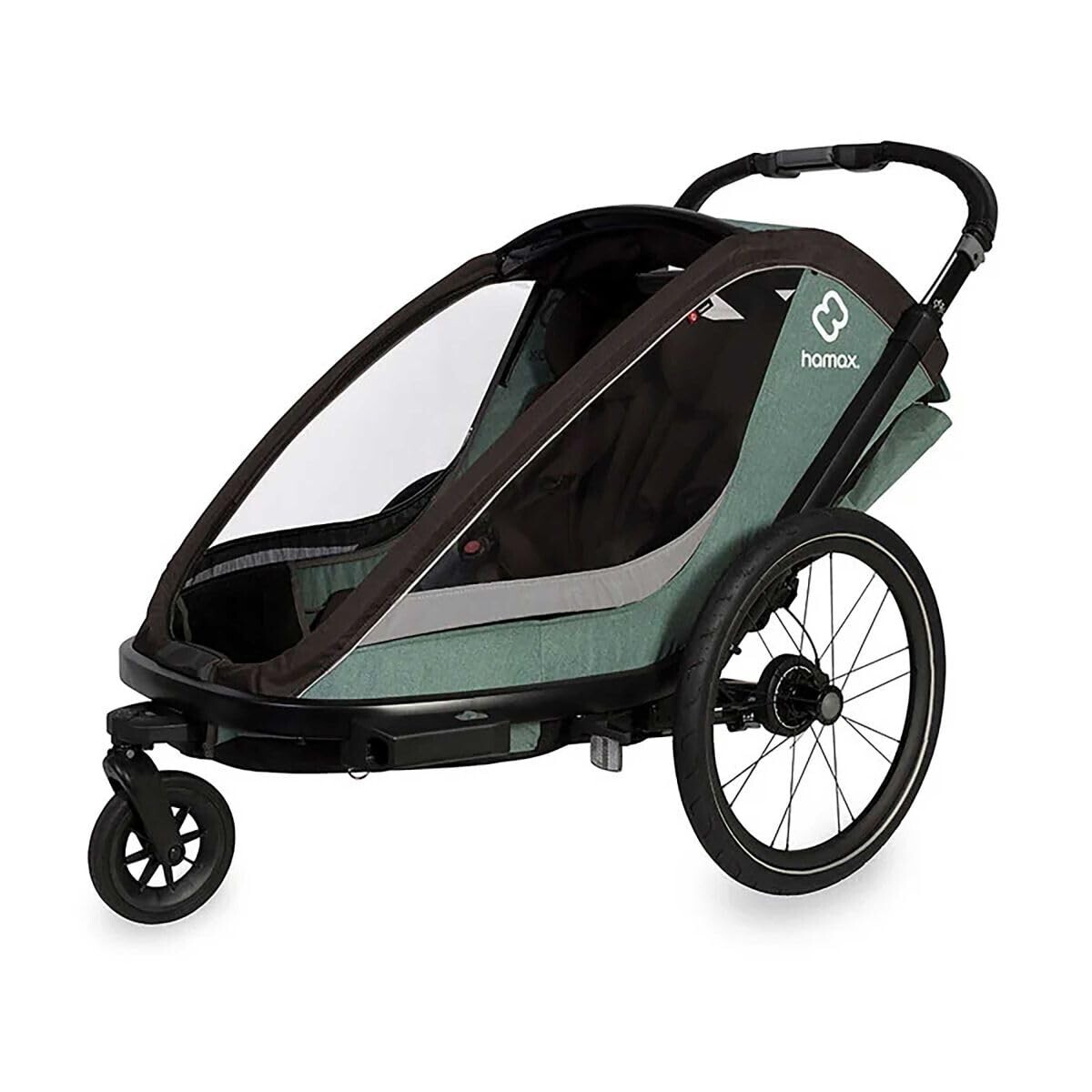 Детский кокон Hamax Kinderfahrradanhnger Cocoon Two grn - Neu 156890₽