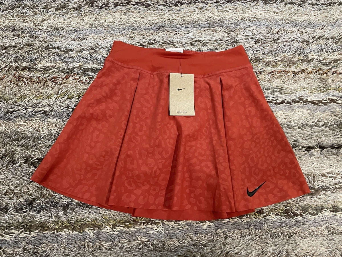 Nike Dri-Fit Club Tennis Skirt Womens Size XS Adult DQ6793 Orange $80 eBay