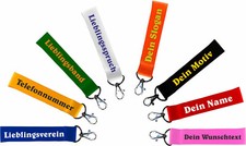 kurzes Schüsselband 25 mm personalisiert mit...