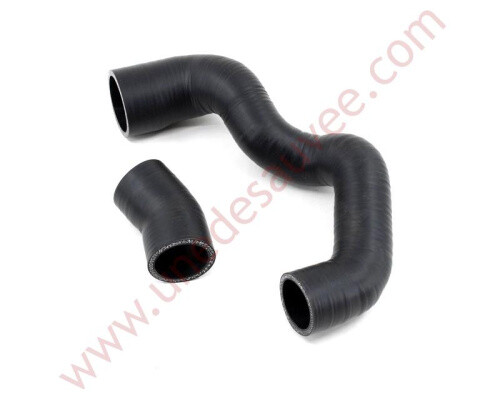 Durites air silicone Peugeot 205 D Turbo noir mat à haute étanchéité pour pression de turbo stable