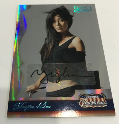 2007 Donruss Americana Authentic Autographed Card Yunjin Kim #386/400