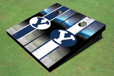 Brigham Young University BYU Field Long Strip Alternating Themed Cornhole Boards