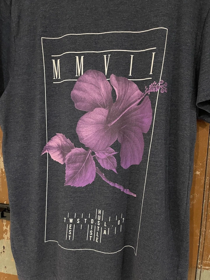 Twisted Soul T-Shirt Grey Short Sleeve Crew Neck Cotton Blend Large - Image 3 of 4