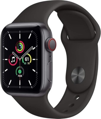 Apple Watch SE 44mm 44mm GPS + WiFi + Cellular Gray Silver - Good