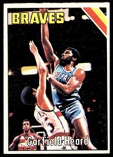 1975 Topps #136 Garfield Heard   Basketball Buffalo Braves