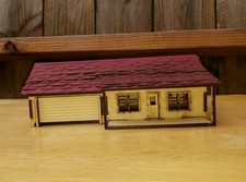 HO Scale Modelleisenbahn Eisenbahn Haus und Garage Bausatz