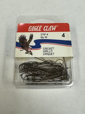 Eagle Claw 374FH #2/0 50Ct 2X Ganci Treble Bronzo Eagle Claw 374FH #2/0 50Ct 2X Ganci Treble Bronzo