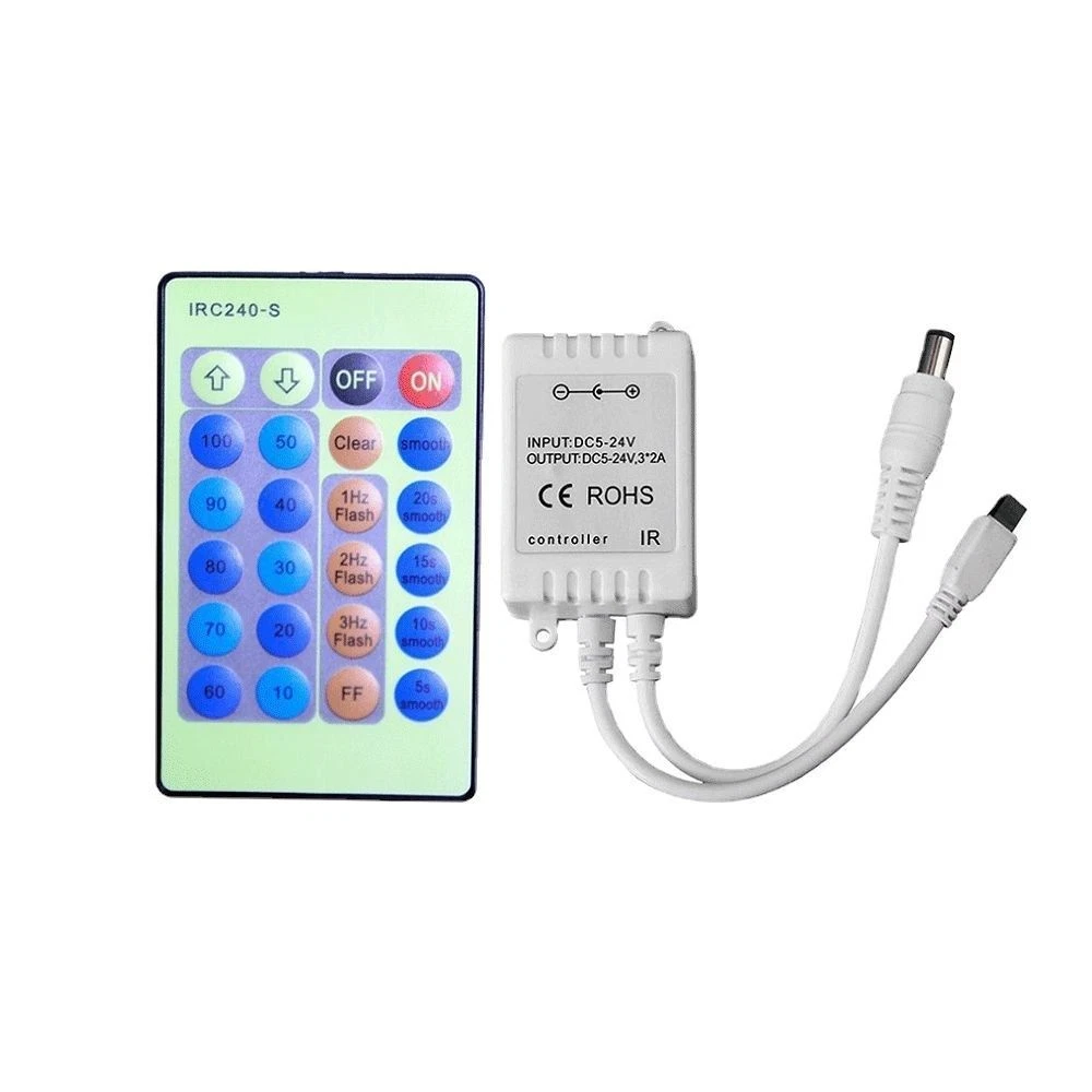 Wireless RF Remote Led Light Controller Led Strip Monochrome Christmas Lights