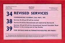 Sheffield Bus Timetable - 34