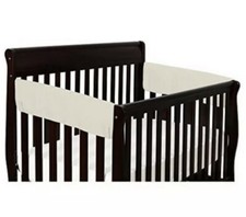 Crib The Peanut Shell, Rail Guard Gray Crib Protection Size 28  17.5  Baby