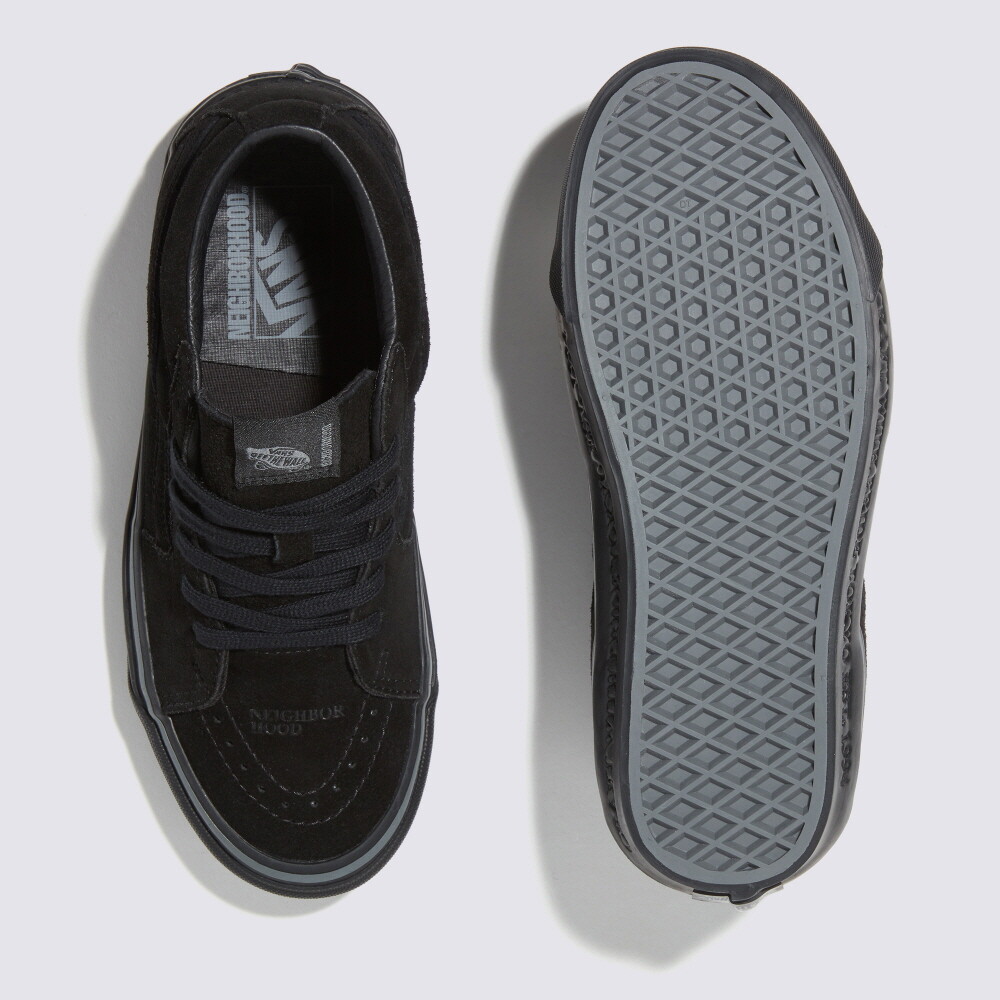 New Vans X Neighborhood Sk8-Mid 83 DX NBHD Black Sneakers New Vans X Neighborhood Sk8-Mid 83 DX NBHD Black Sneakers