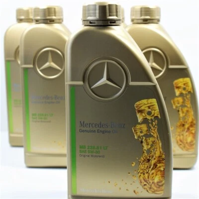 4 Litri Olio Motore 100% Sintetico Originale Mercedes Benz 5W30 MB 229.52 2024
