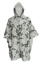 BW Poncho mit IR Beschichtung Regenponcho Flecktarn M05 snow camo schneetarn