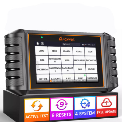 FOXWELL NT716 OBD2 Scanner Engine ABS SRS AT System Car Diagnostic Bidirectional