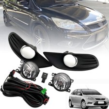 Front Bumper Fog Lights Assembly With Cover Bezel Fit For Ford Focus 2009 - 2011