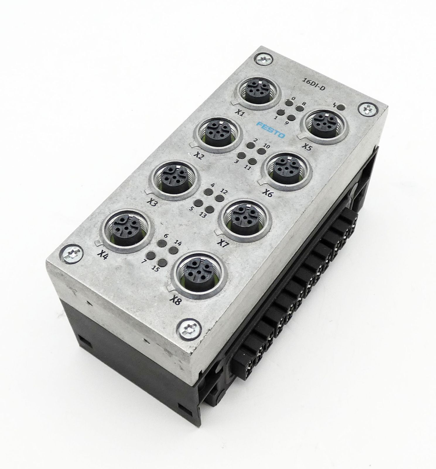Festo CPX-M-AB-8-M12X2-5POL 549335 Anschlussblock + CPX-GE-EV 195742 -used-
