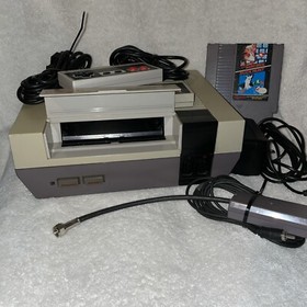 Complete Nintendo Original  Console - Mario Duck Hunt Cartridge- No NES Gun