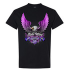 Ladies 2025 Bike Week Daytona Beach Pink Eagle T Shirt