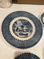 4 Mount Clemons Currior and Ives plates rare border