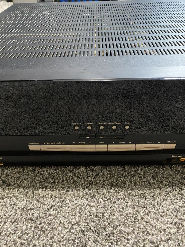 Harman Kardon AVR 120 AM/FM Stereo 5.1 Dolby Surround Audio Video Receiver Home  - Image 3 of 4