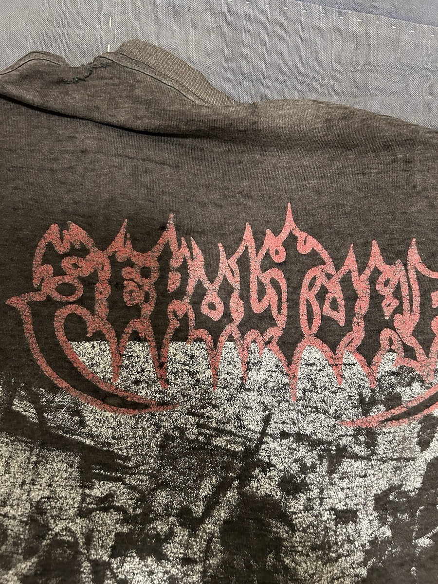 Vintage Sepultura Shirt Band 90s Thrashed Faded slipknot metallica 