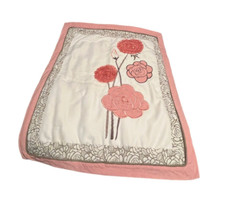 Cocalo Couture Nursery cream pink quilt floral design 45x38