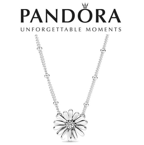 Pandora Pave Daisy Flower Collier 