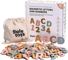 Magnetic Letters and Numbers - 135 PCS Alphabet Magnets in Soft Foarm - Magne...