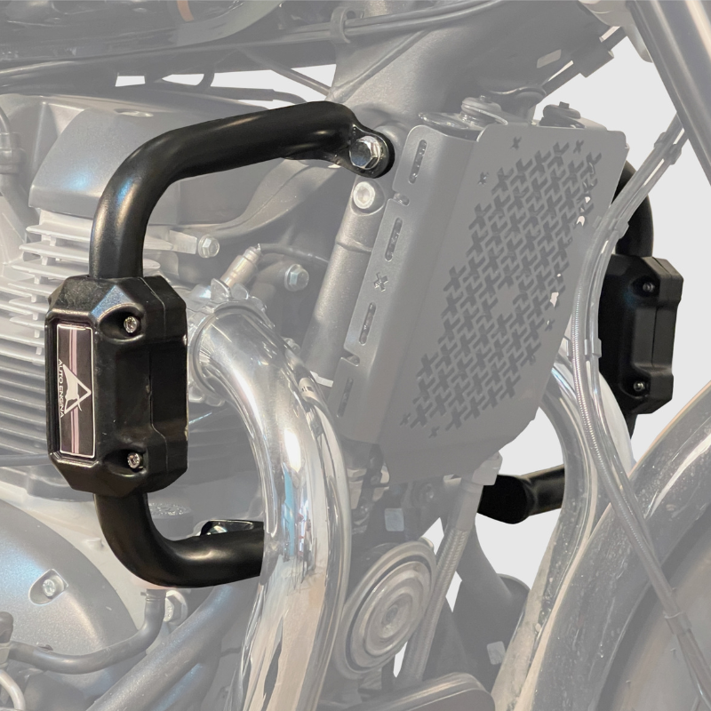 Crash Guard fits Royal Enfield Super Meteor 650 | Black | Auto Engina