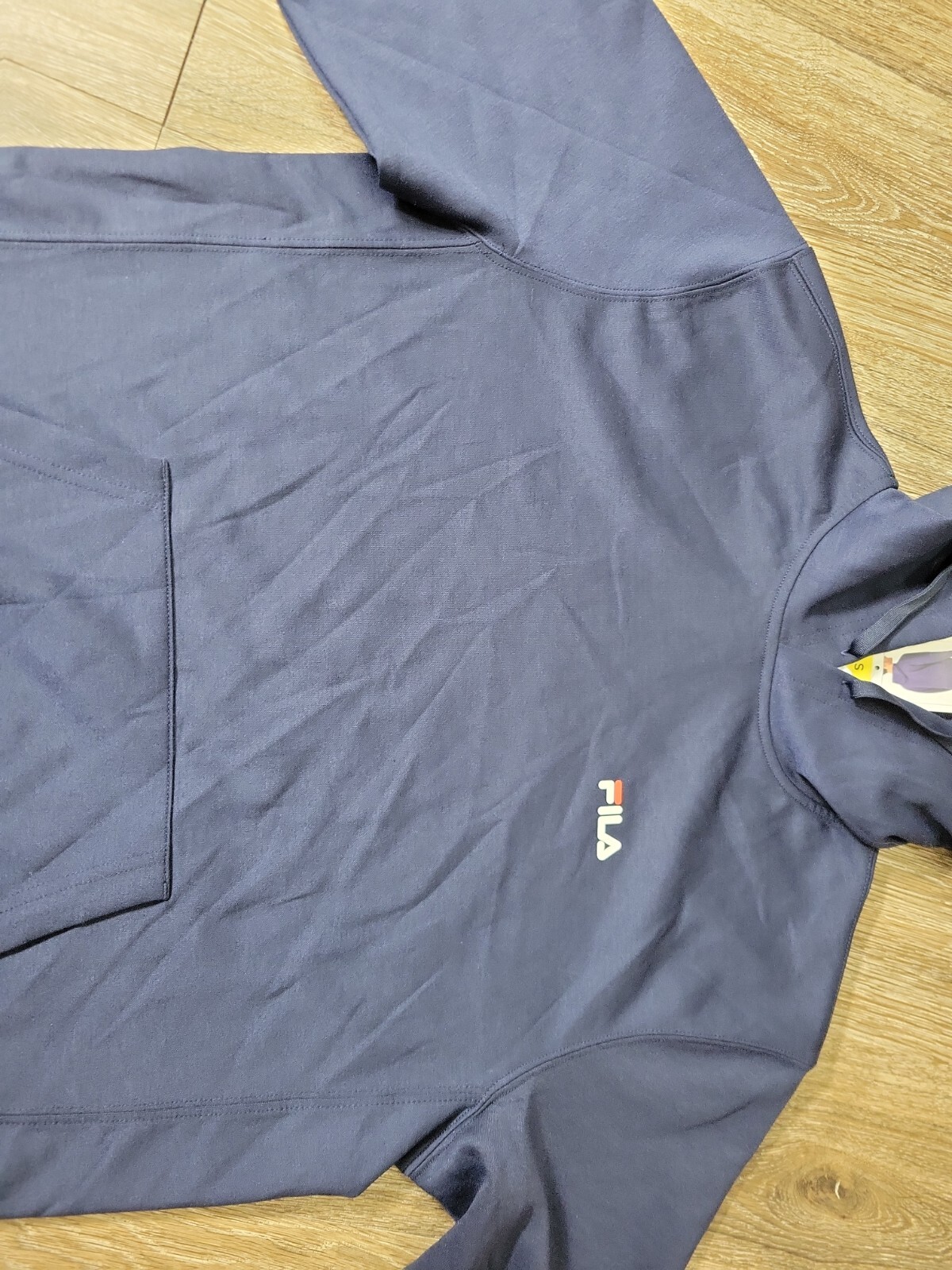 NUOVA Fila Felpa con Felpa con Felpa con Felpa con Felpa Canguro Calda Maglia Pesante Nuova con Etichette