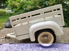 Vintage 1958 - 1959 Tonka Farms Trailer; Pressed Steel; Whitewall Tires/Hubcaps