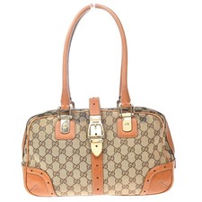 Borsa a tracolla Gucci modello GG tela pelle marrone GHW Italia 80KD709