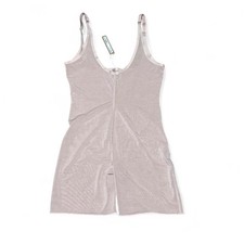 SKIMS Sheer Sculpt Bodysuit Clay L Shapewear Shorts Mid Thigh NWT Seamless