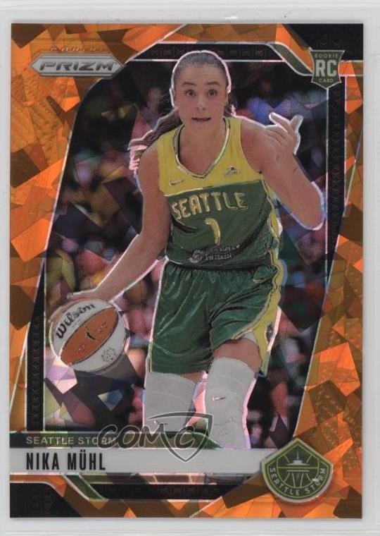 2024 Panini Prizm WNBA Orange Ice Prizm Nika Muhl #75 0jm6