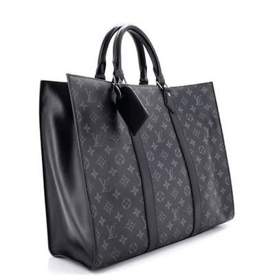 Louis Vuitton Sac Plat NM 24H Bag Monogram Eclipse Canvas | eBay