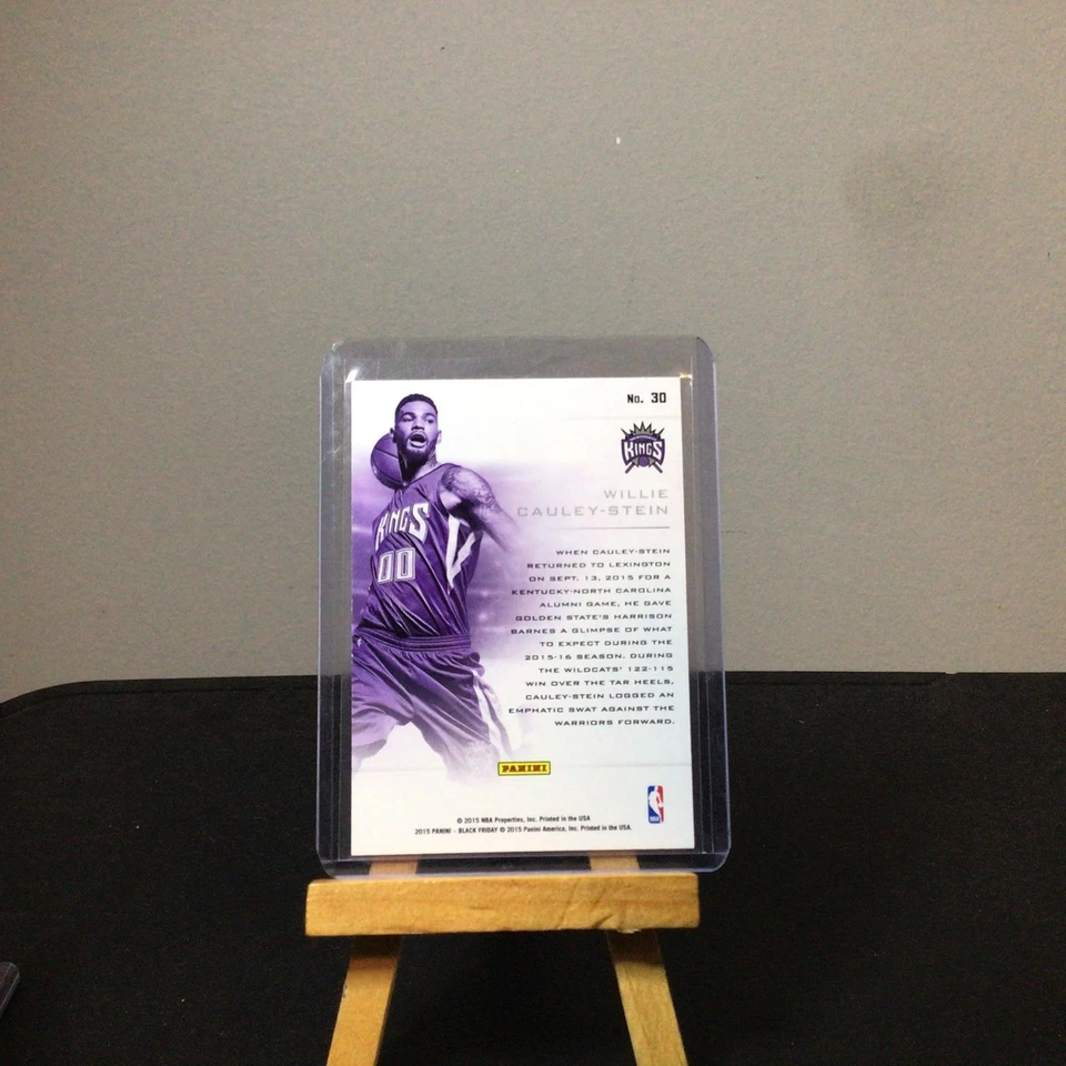 2015 Panini Black Friday #30 Willie Cauley-Stein #/599 - Image 2 of 2