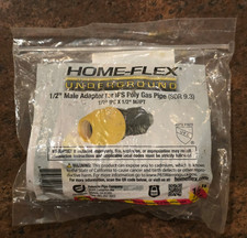 Home-Flex 18-436-005 Underground 1/2" Male Adapter Fitting for IPS Poly Gas Pipe