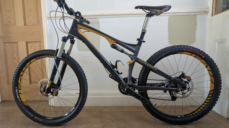 2012 Specialized Epic FSR Evo Expert with UPGRADES Full Suspension MTB - Medium