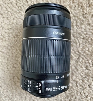 Canon EF-S 55-250mm f/4-5.6 IS II Telephoto Zoom Lens for Canon DSLR Cameras